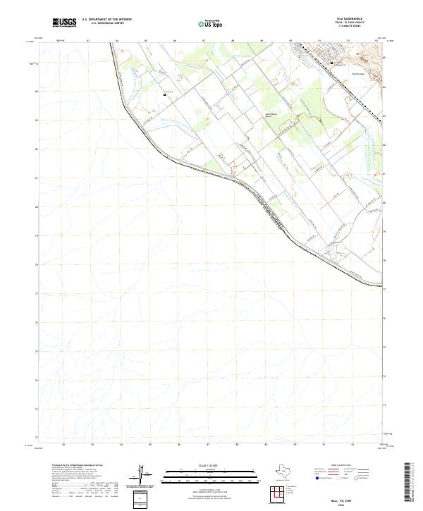 USGS Topographic Map – Isla