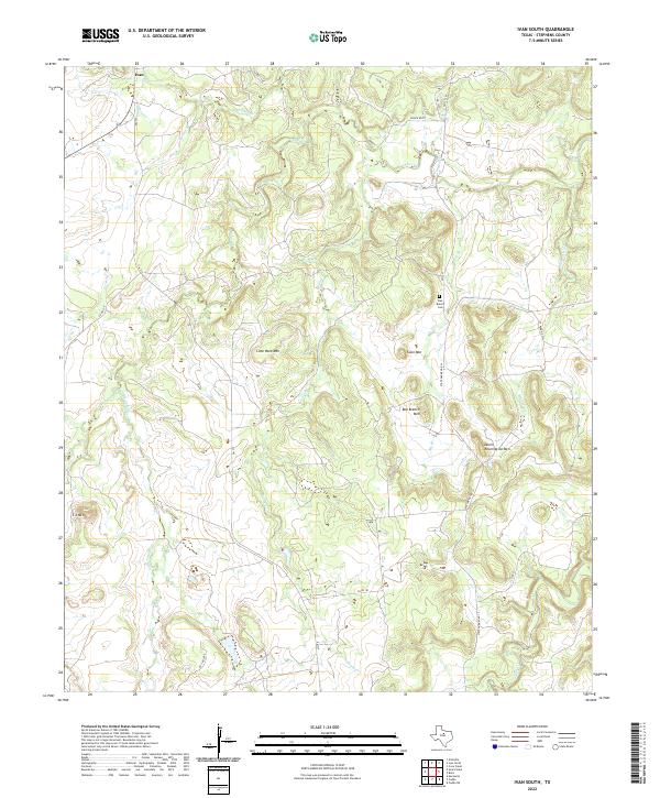 USGS Topographic Map – Ivan South