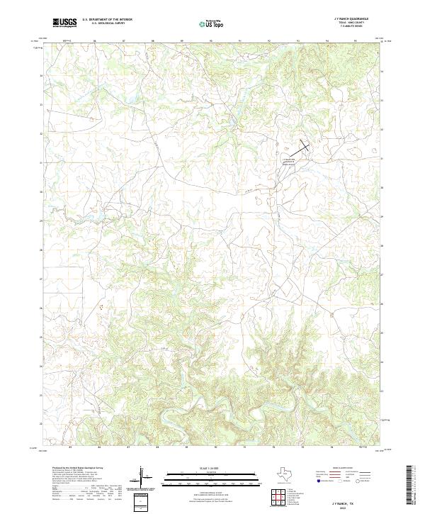 USGS Topographic Map – J Y Ranch