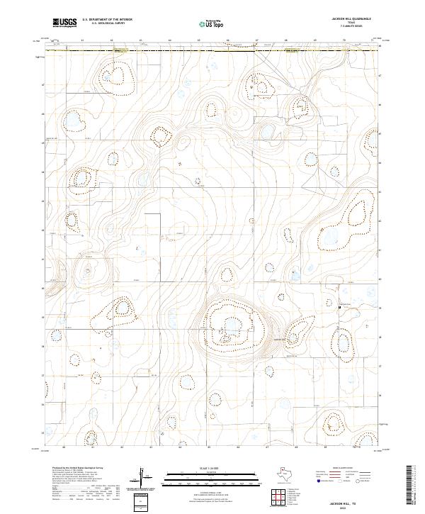USGS Topographic Map – Jackson Hill