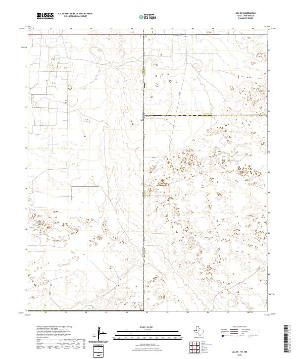 2022 Map of Jal SE, 2022 Print