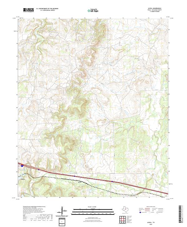 USGS Topographic Map – Jayell
