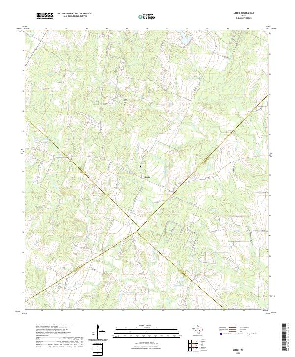 USGS Topographic Map – Jeddo