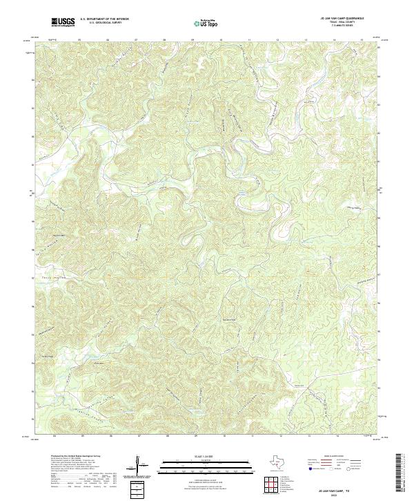 USGS Topographic Map – Jo Jan Van Camp