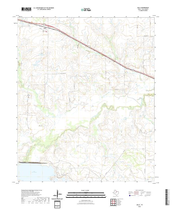 USGS Topographic Map – Jolly