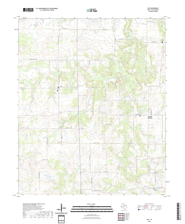 USGS Topographic Map – Joy