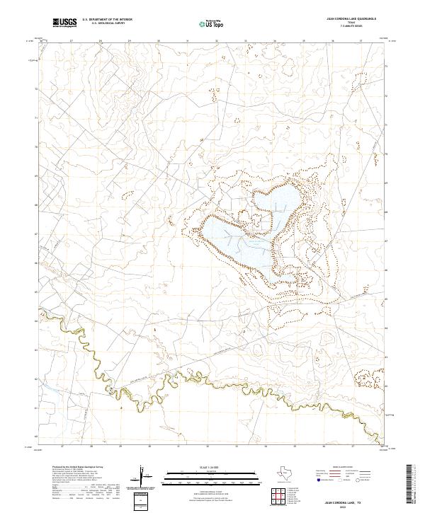 USGS Topographic Map – Juan Cordona Lake