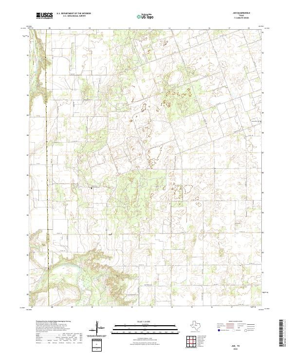 USGS Topographic Map – Jud