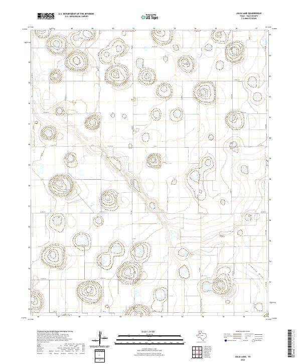 USGS Topographic Map – Julia Lake