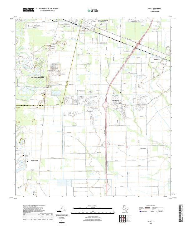 USGS Topographic Map – Juliff
