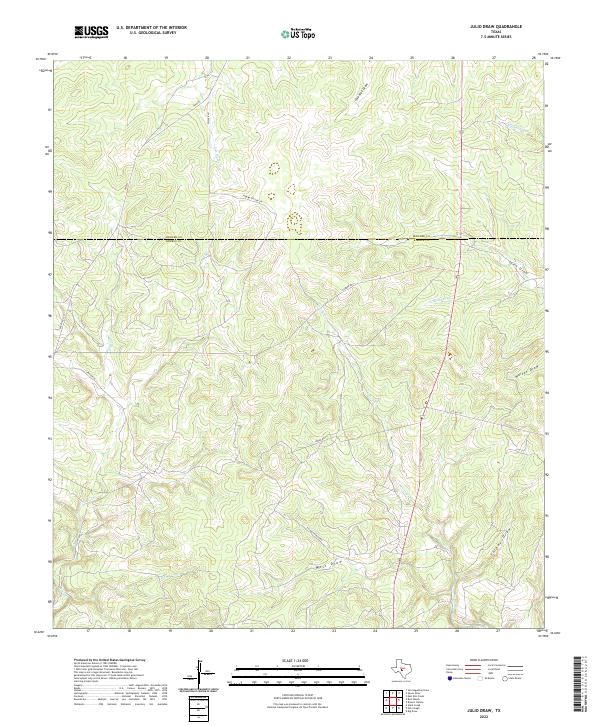 USGS Topographic Map – Julio Draw