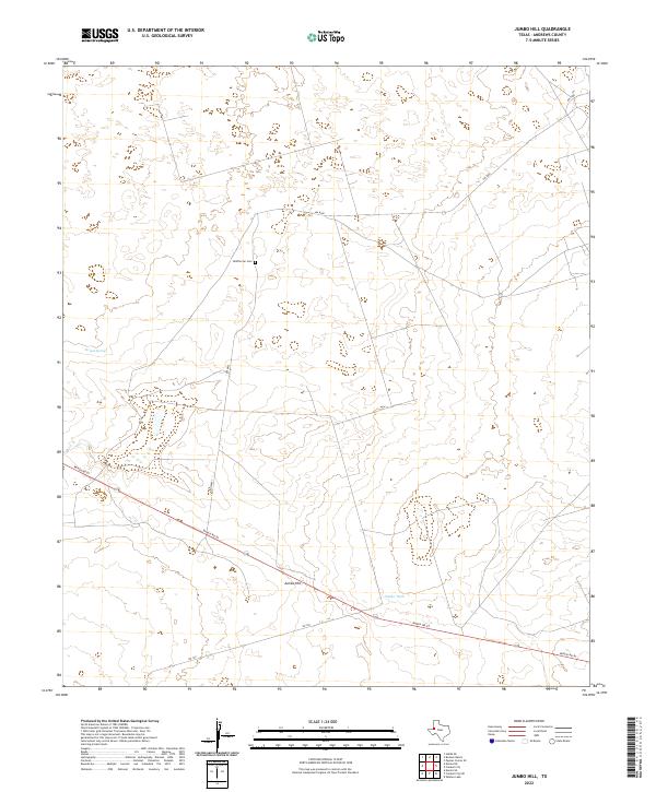 USGS Topographic Map – Jumbo Hill
