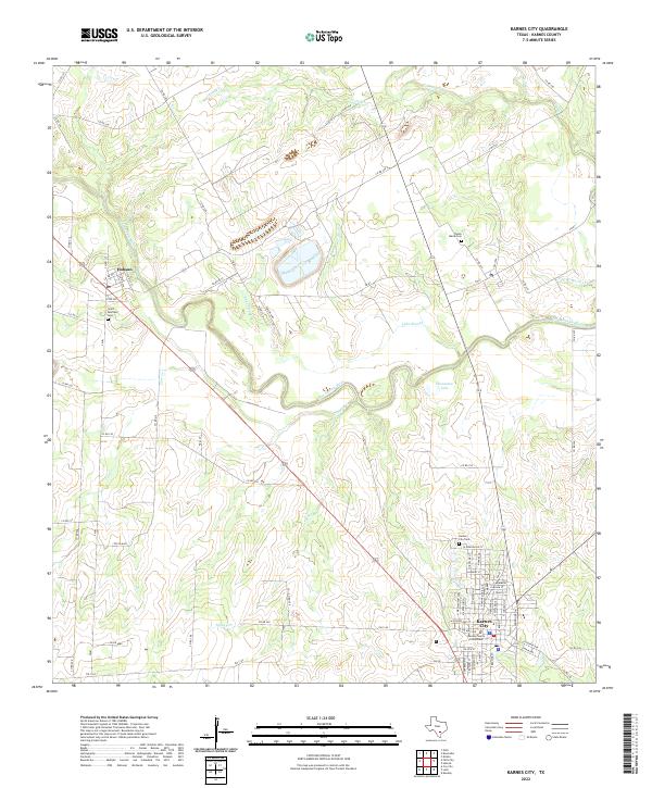 USGS Topographic Map – Karnes City