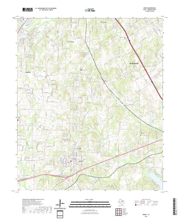 USGS Topographic Map – Keene