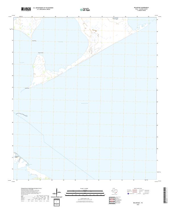 USGS Topographic Map – Keller Bay