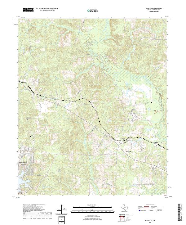 USGS Topographic Map – Kellyville