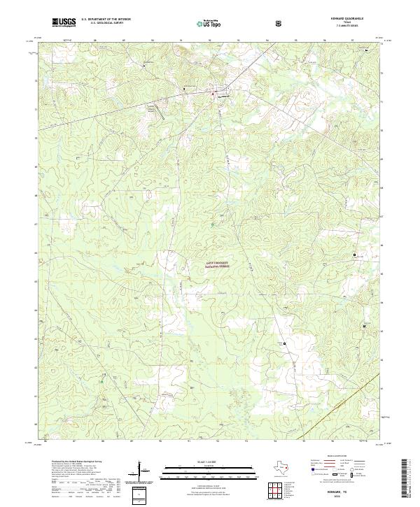 USGS Topographic Map – Kennard