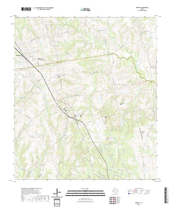 USGS Topographic Map – Kenney
