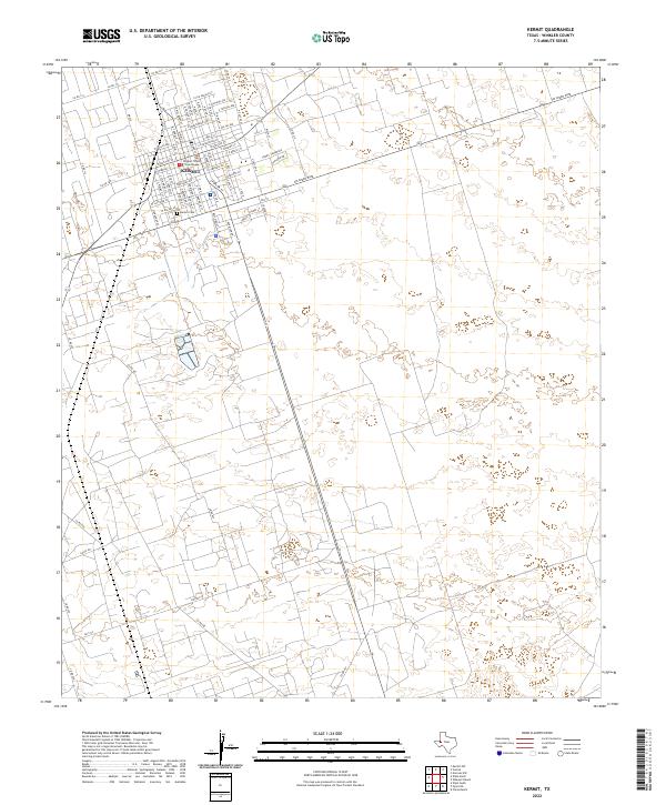 USGS Topographic Map – Kermit