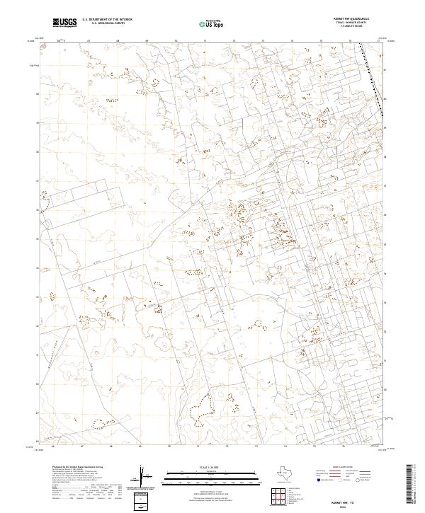 USGS Topographic Map – Kermit NW