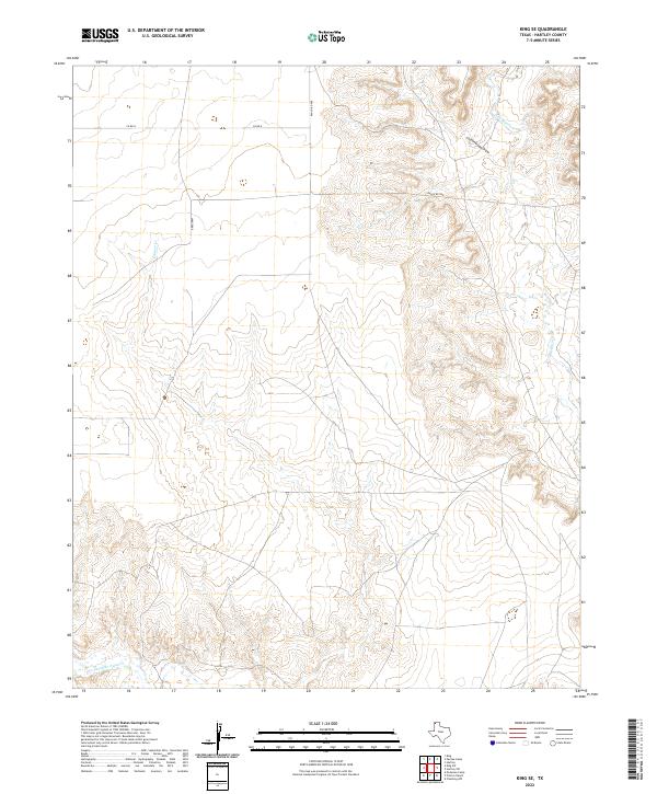 USGS Topographic Map – King SE