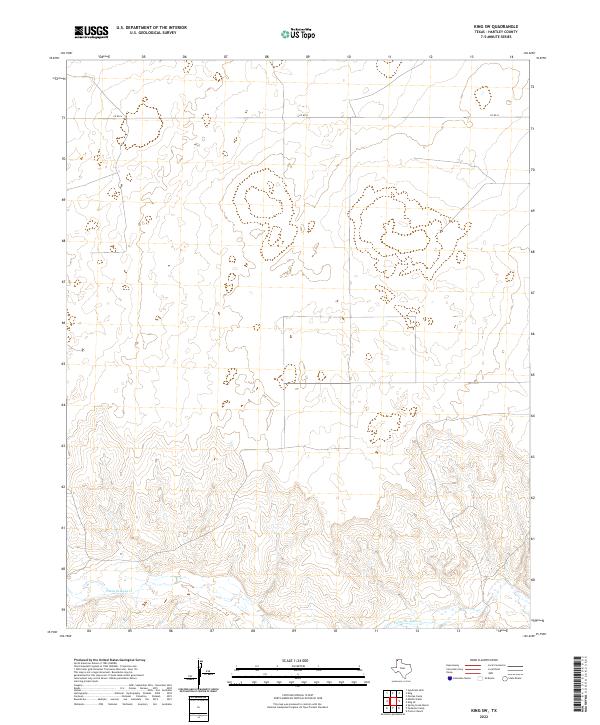 USGS Topographic Map – King SW
