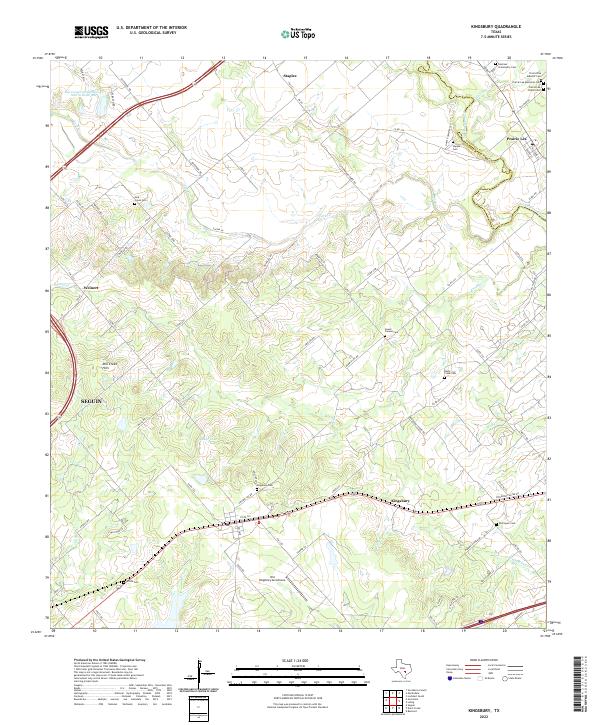 USGS Topographic Map – Kingsbury