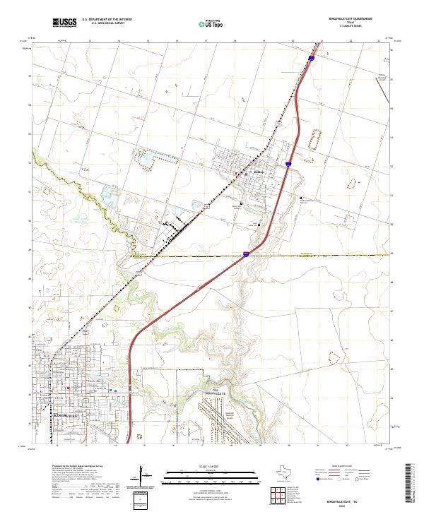 USGS Topographic Map – Kingsville East