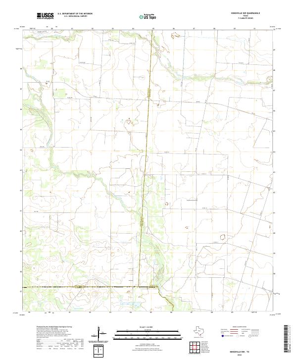 USGS Topographic Map – Kingsville NW