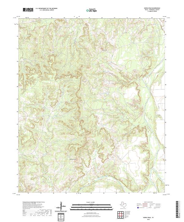 USGS Topographic Map – Kiowa Peak
