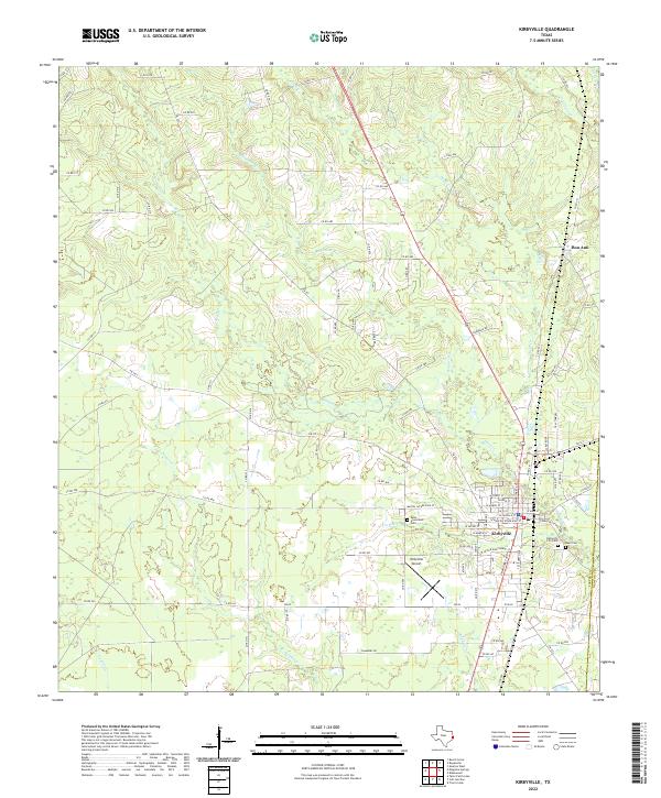 USGS Topographic Map – Kirbyville