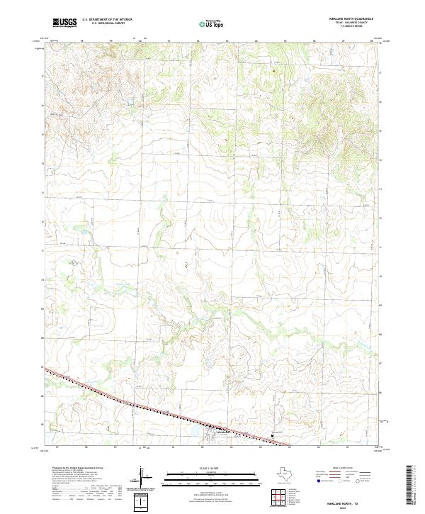 USGS Topographic Map – Kirkland North