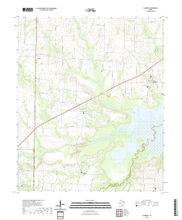 USGS Topographic Map – Klondike