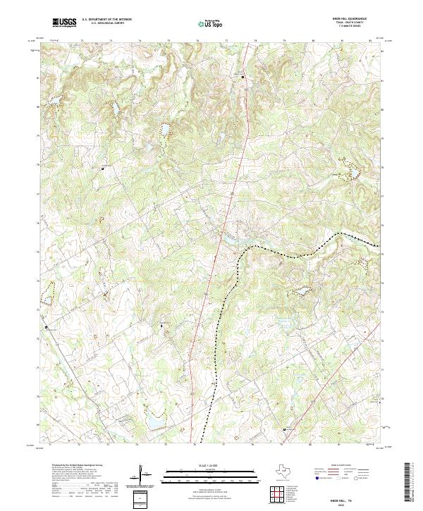 USGS Topographic Map – Knob Hill