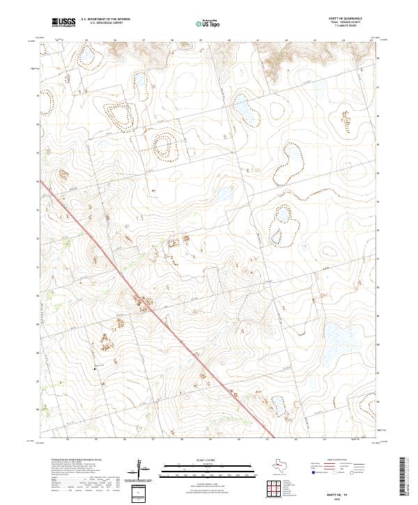 2022 Map of Knott NE, 2022 Print