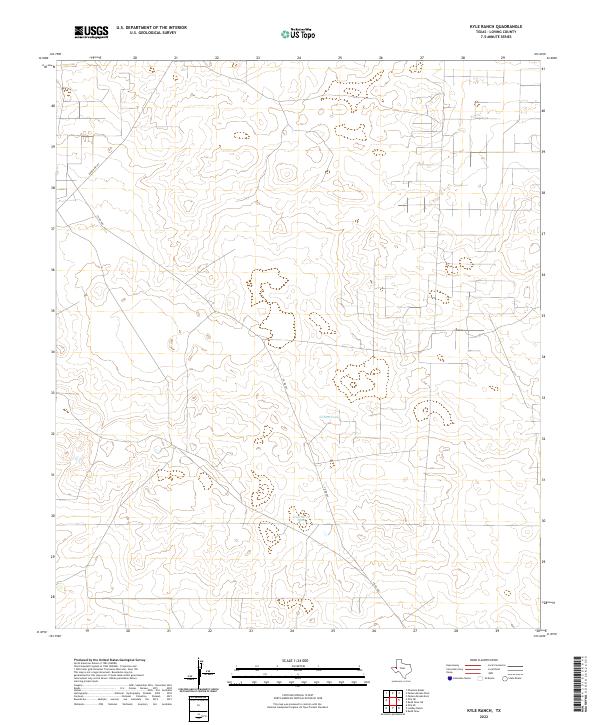 USGS Topographic Map – Kyle Ranch