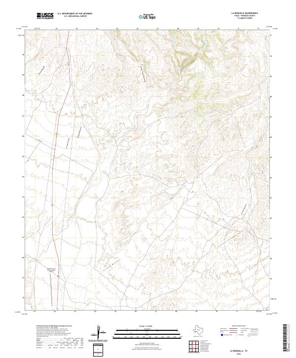 USGS Topographic Map – La Boquilla