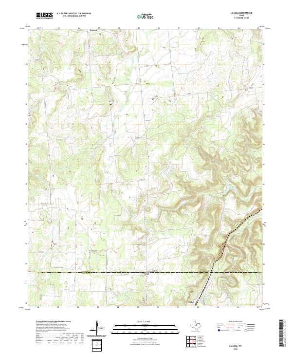 USGS Topographic Map – La Casa
