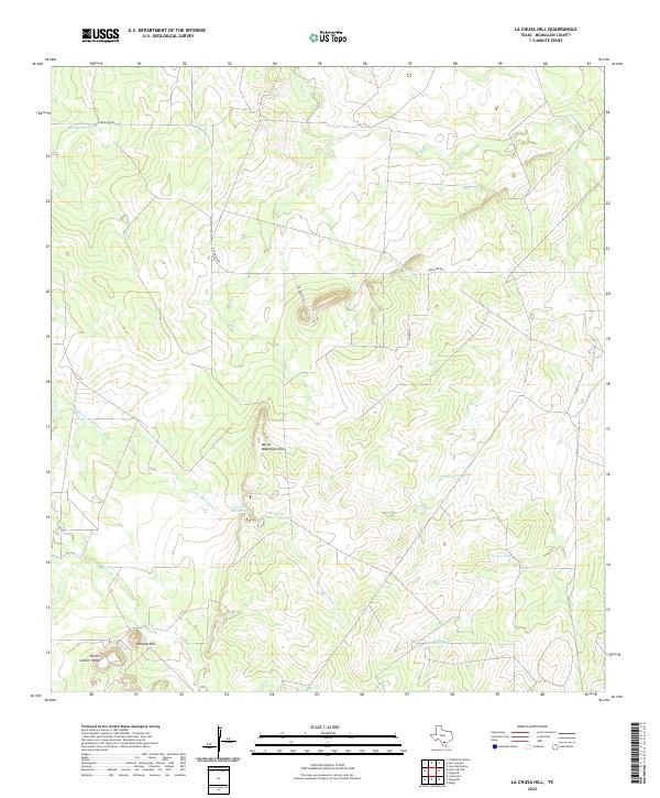USGS Topographic Map – La Chusa Hill