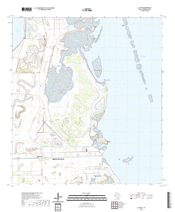 USGS Topographic Map – La Coma