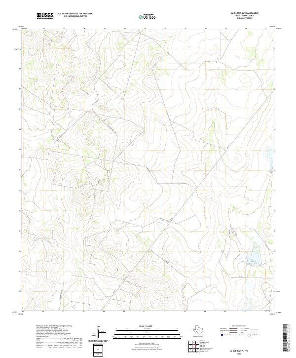 USGS Topographic Map – La Gloria SW