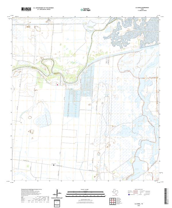USGS Topographic Map – La Leona