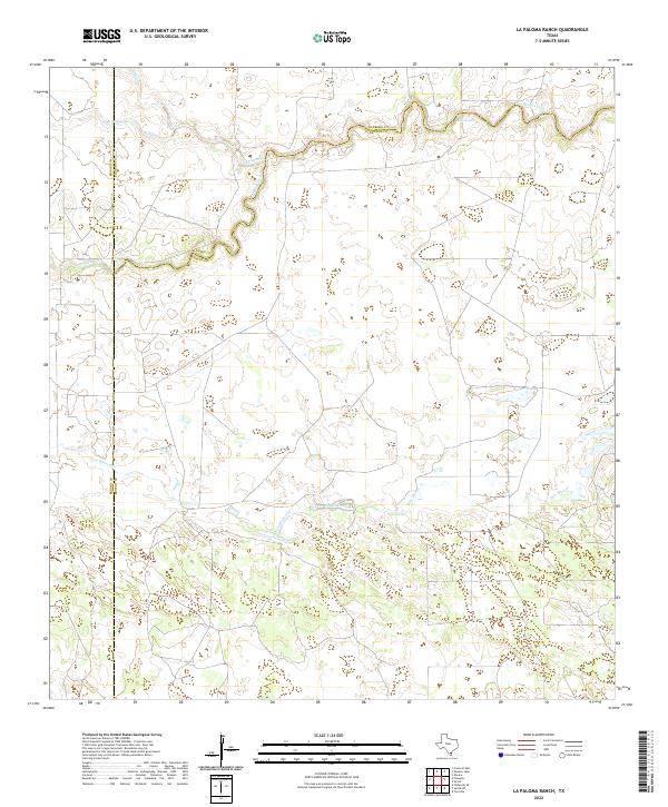 USGS Topographic Map – La Paloma Ranch