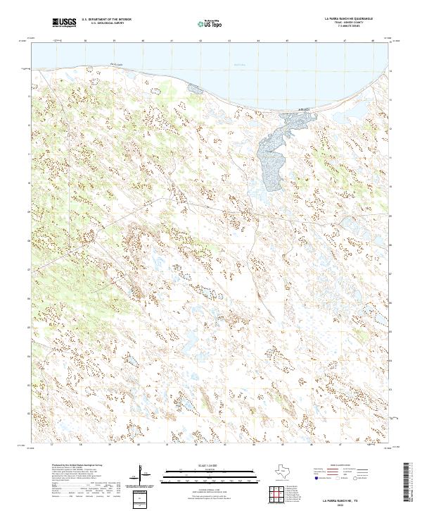 USGS Topographic Map – La Parra Ranch NE