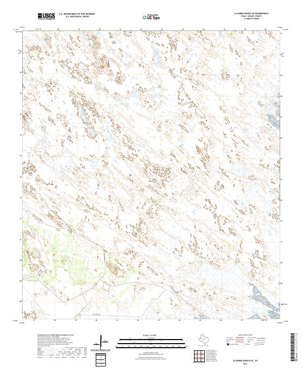USGS Topographic Map – La Parra Ranch SE