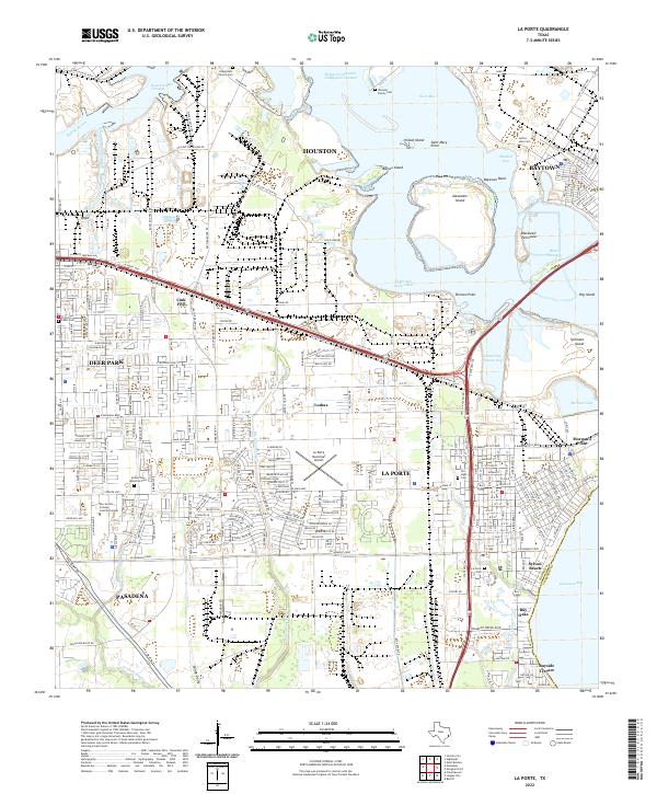 USGS Topographic Map – La Porte