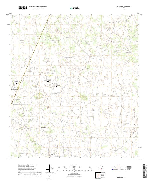 USGS Topographic Map – La Reforma
