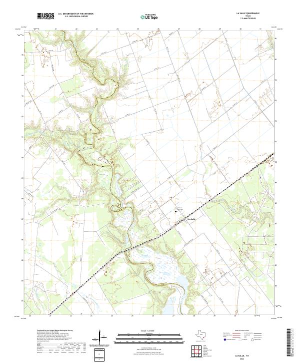 USGS Topographic Map – La Salle
