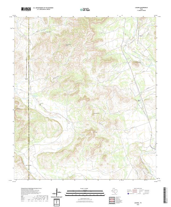 USGS Topographic Map – Laguna
