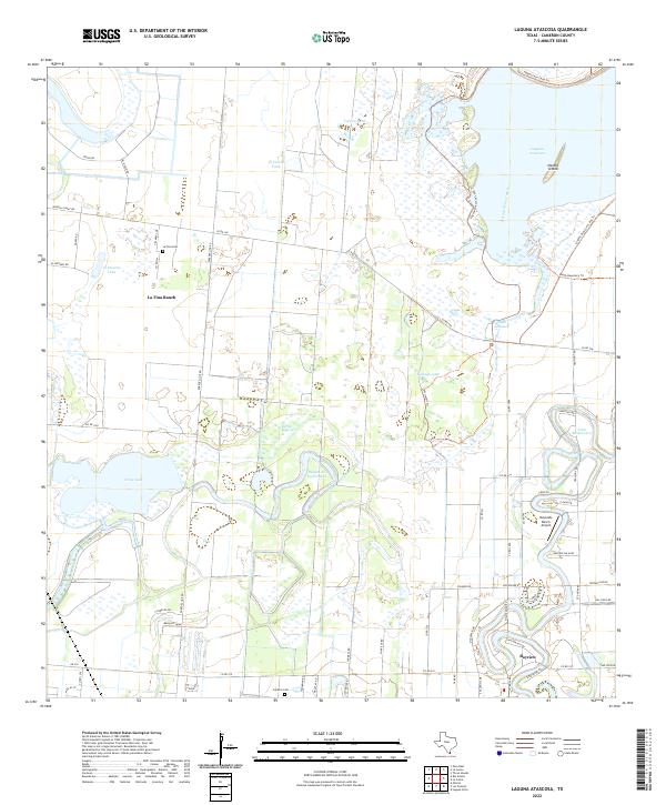 USGS Topographic Map – Laguna Atascosa